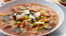 Hearty Chardy Minestrone Soup