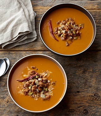 Butternut Squash Curried Soup